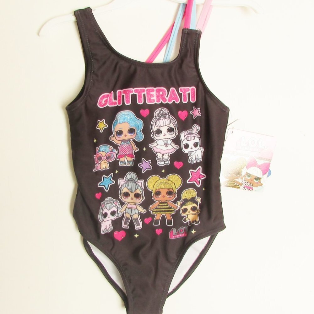 Girls L.O.L. Surprise Glitterati Swimsuit Sz XS - Picture 3 of 7